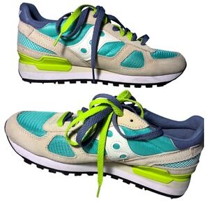Saucony Shadow Original Women's Sneakers Aqua/Sand — Size 8.5 — New Without‎ Box